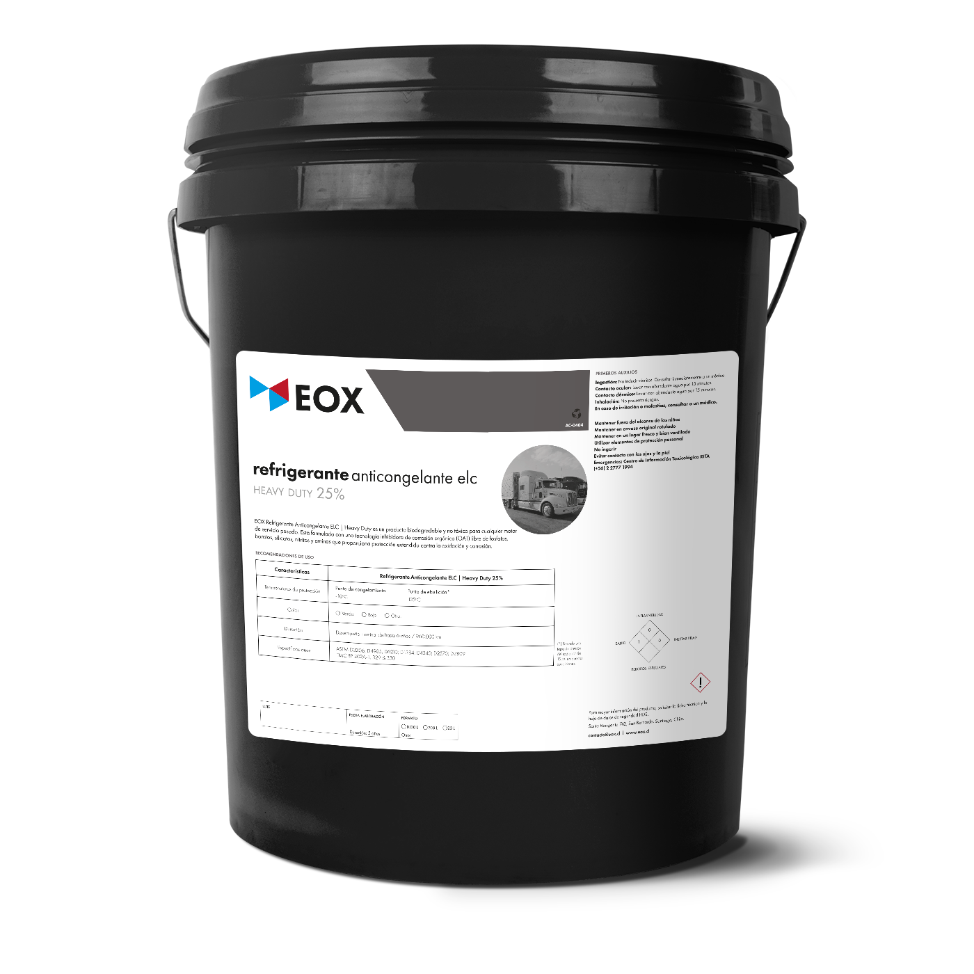 [AC0404] Refrigerante Anticongelante ELC | Heavy Duty 25% (-10°C)