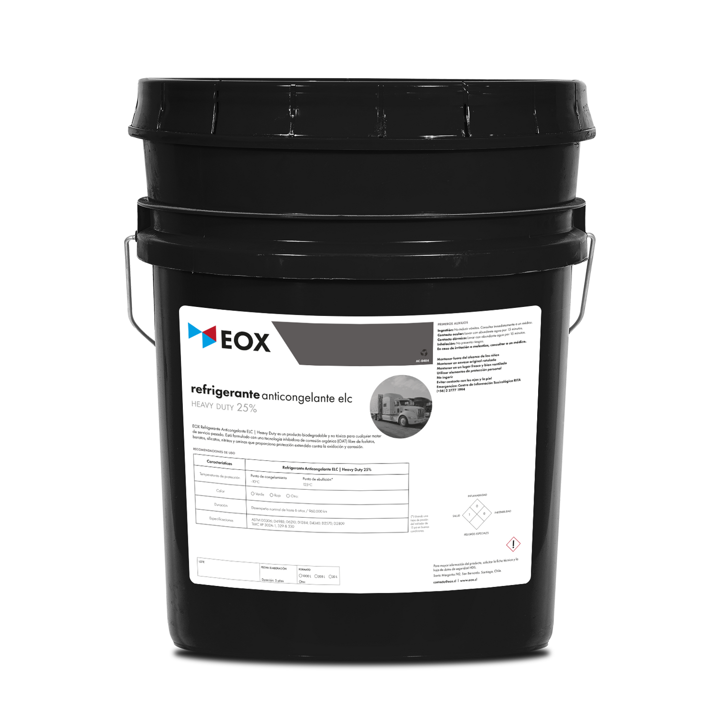 [AC0404] Refrigerante Anticongelante ELC | Heavy Duty 25% (-10°C)