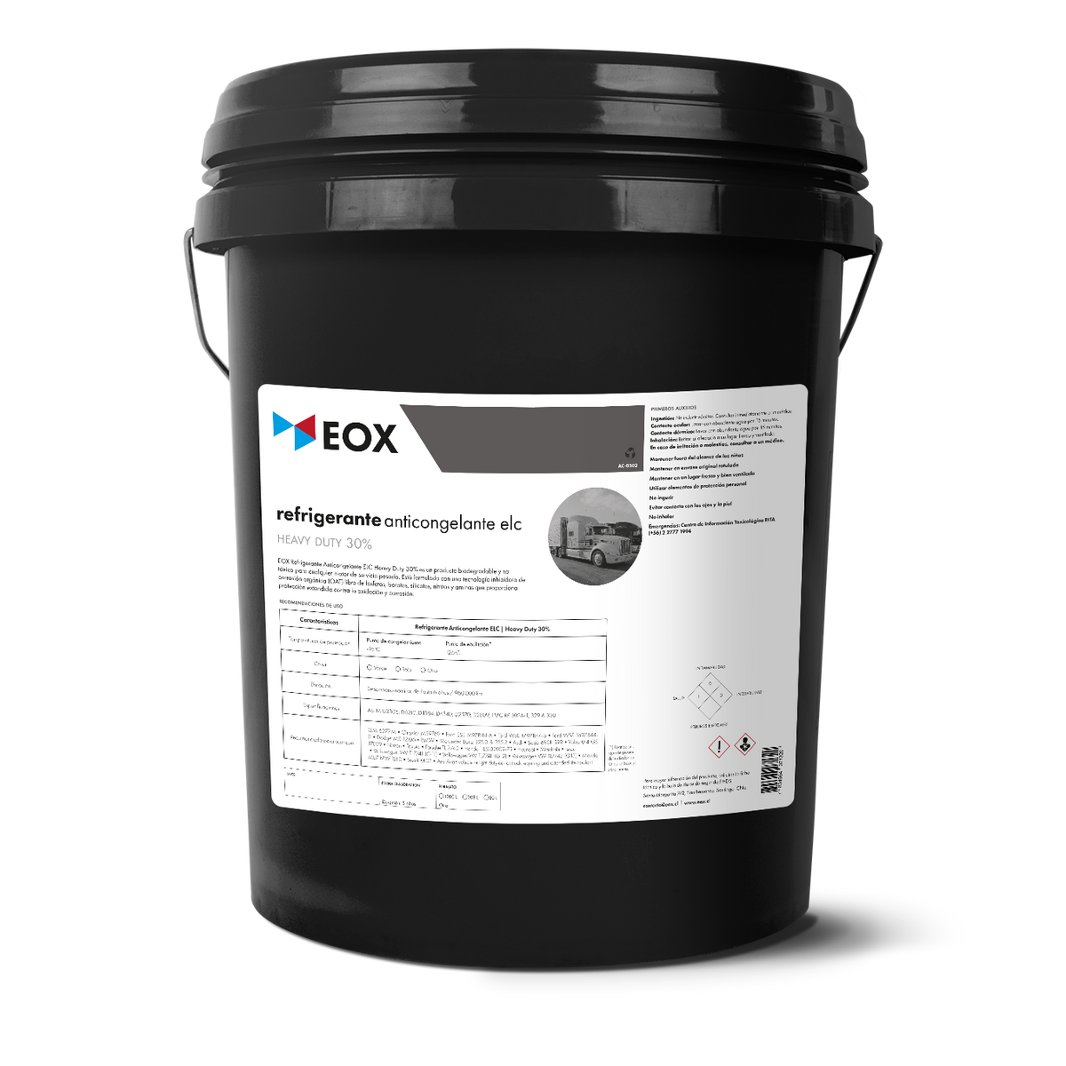[AC0502] Refrigerante Anticongelante ELC - Balde 20 L / Magenta Flúor