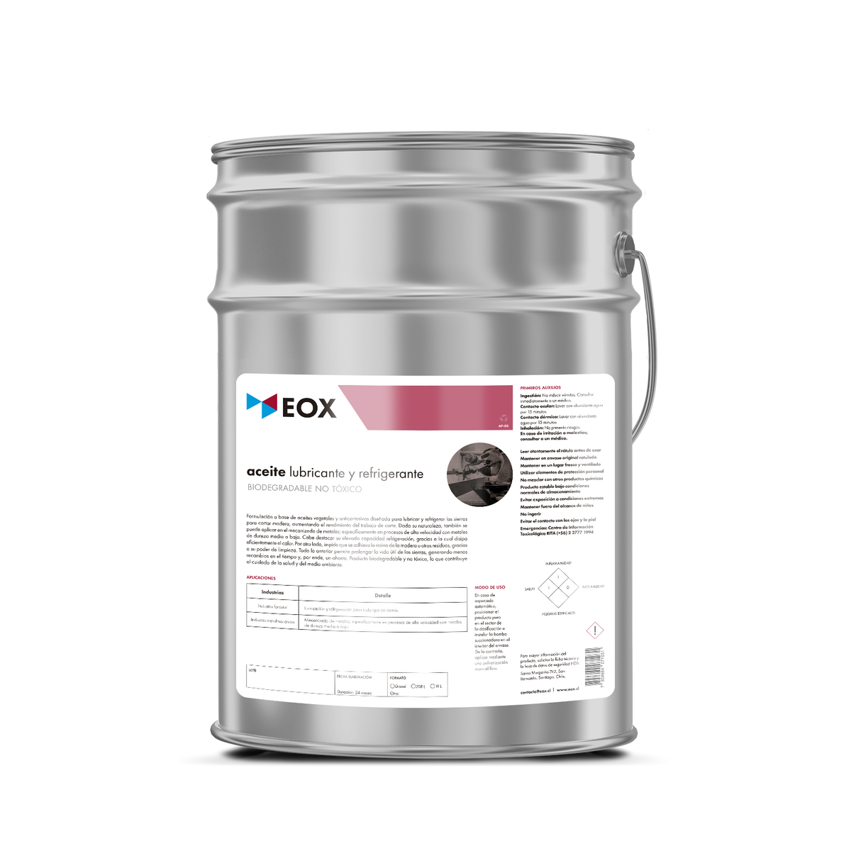 [AP03] Aceite Lubricante y Refrigerante - Balde 19 L