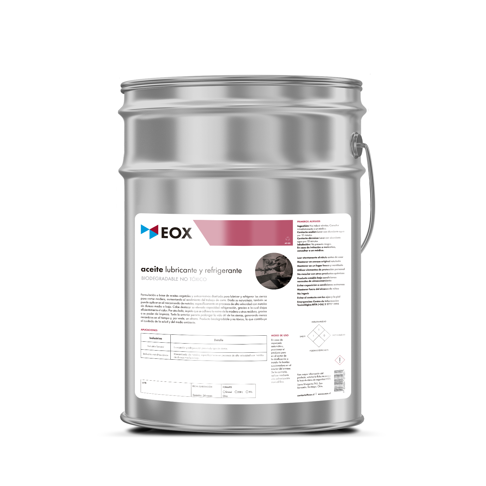 [AP03] Aceite Lubricante y Refrigerante | Biodegradable No Tóxico