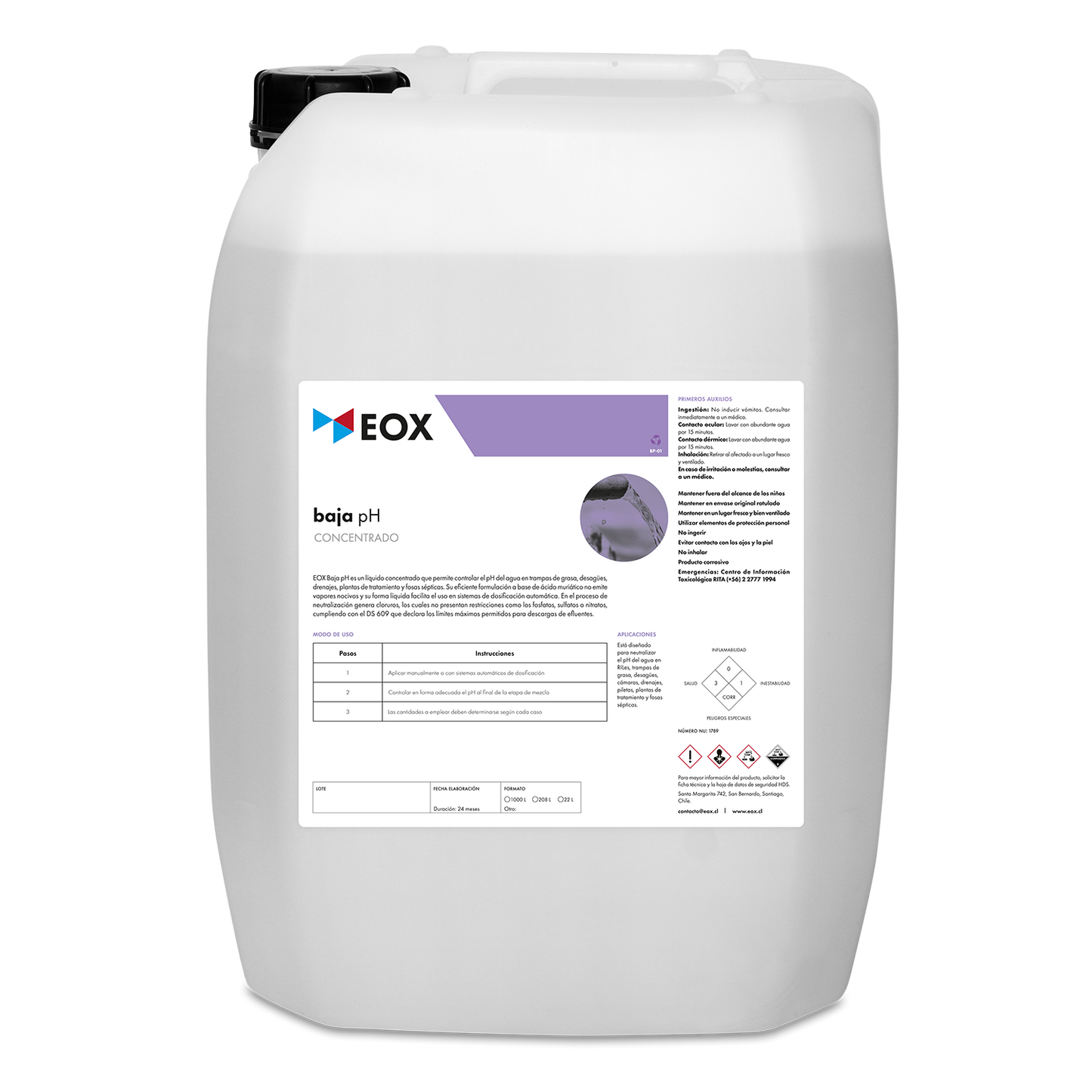 [BP01] Baja pH | Concentrado 24%