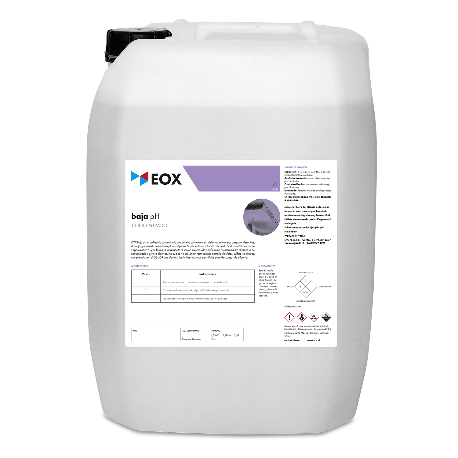 [BP01] Baja pH | Concentrado 24%