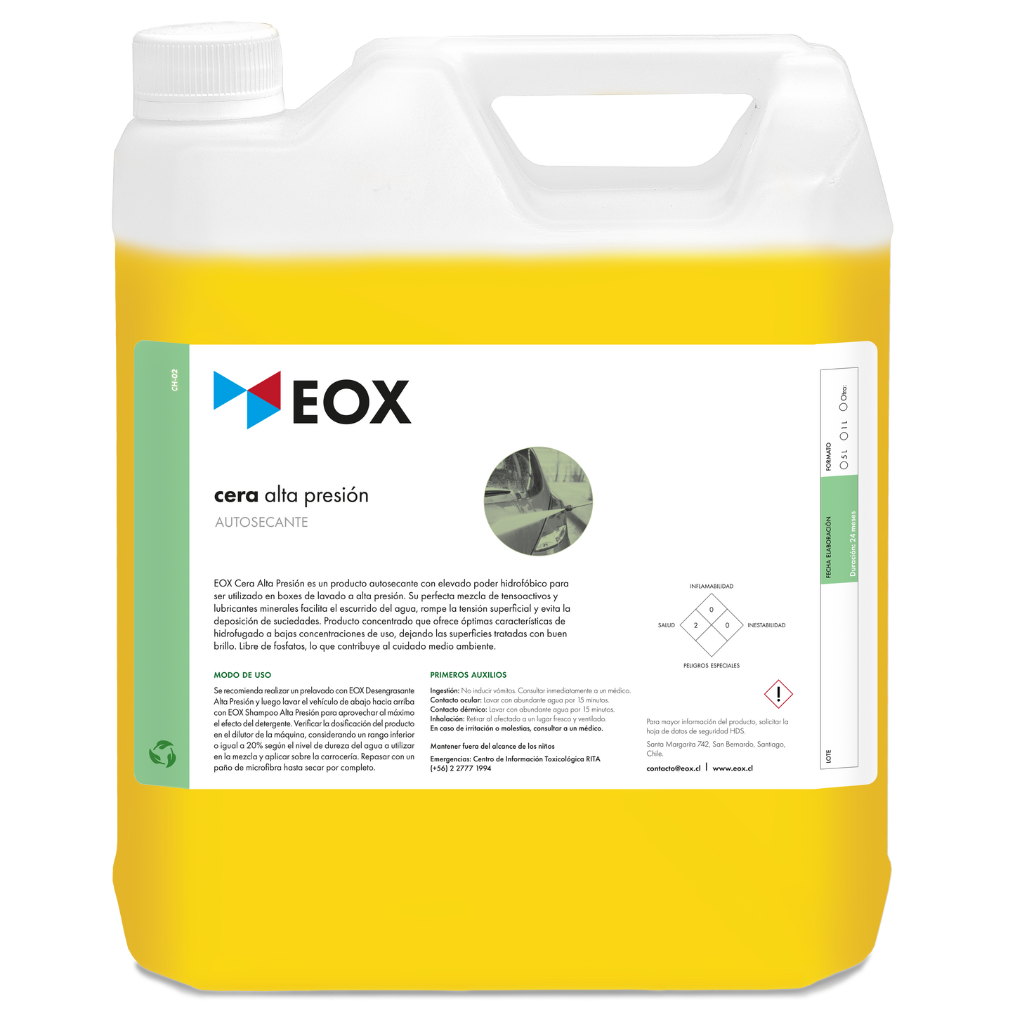 [CH02] Cera Alta Presión | Autosecante