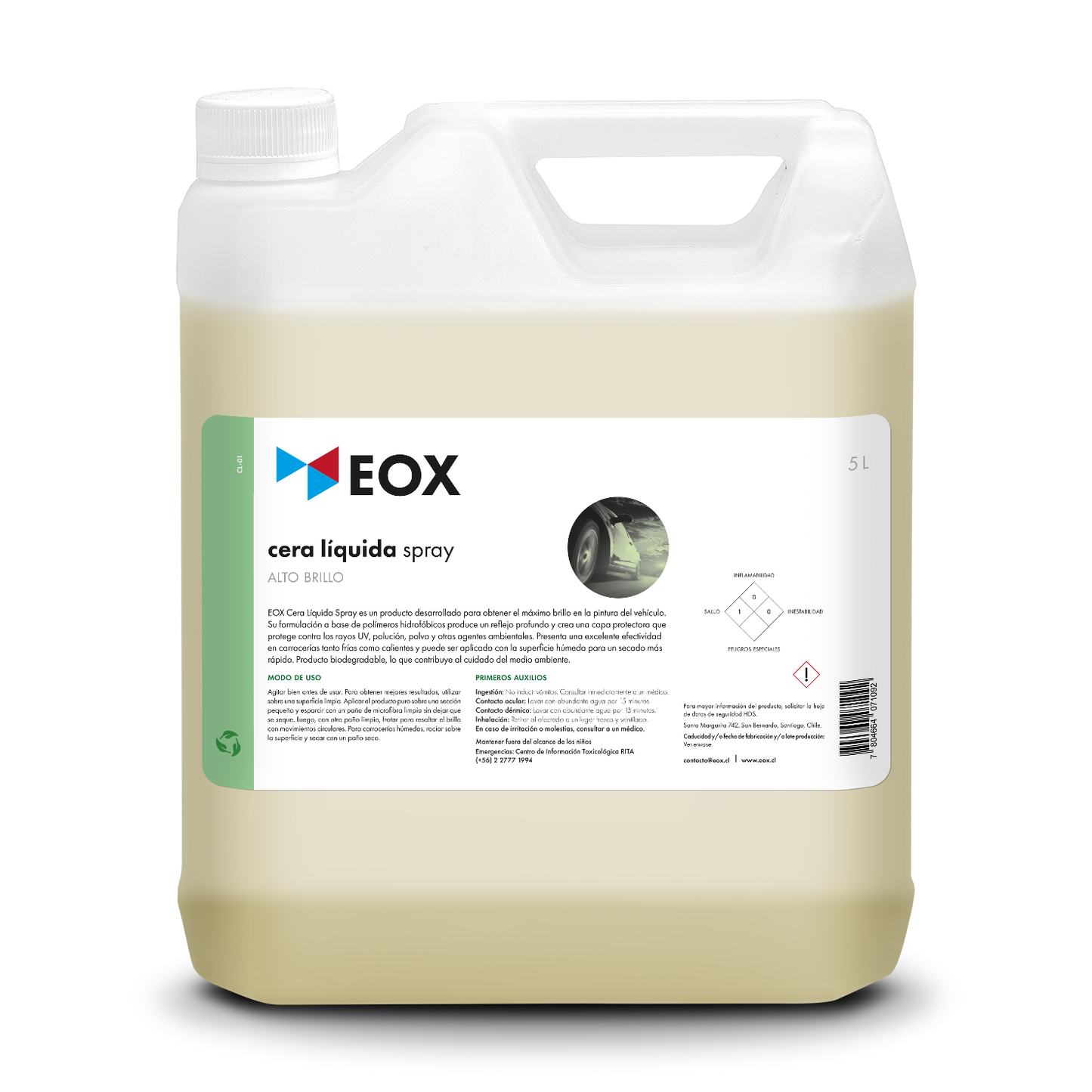 [CL01] Cera Líquida Sintética | Alto Brillo