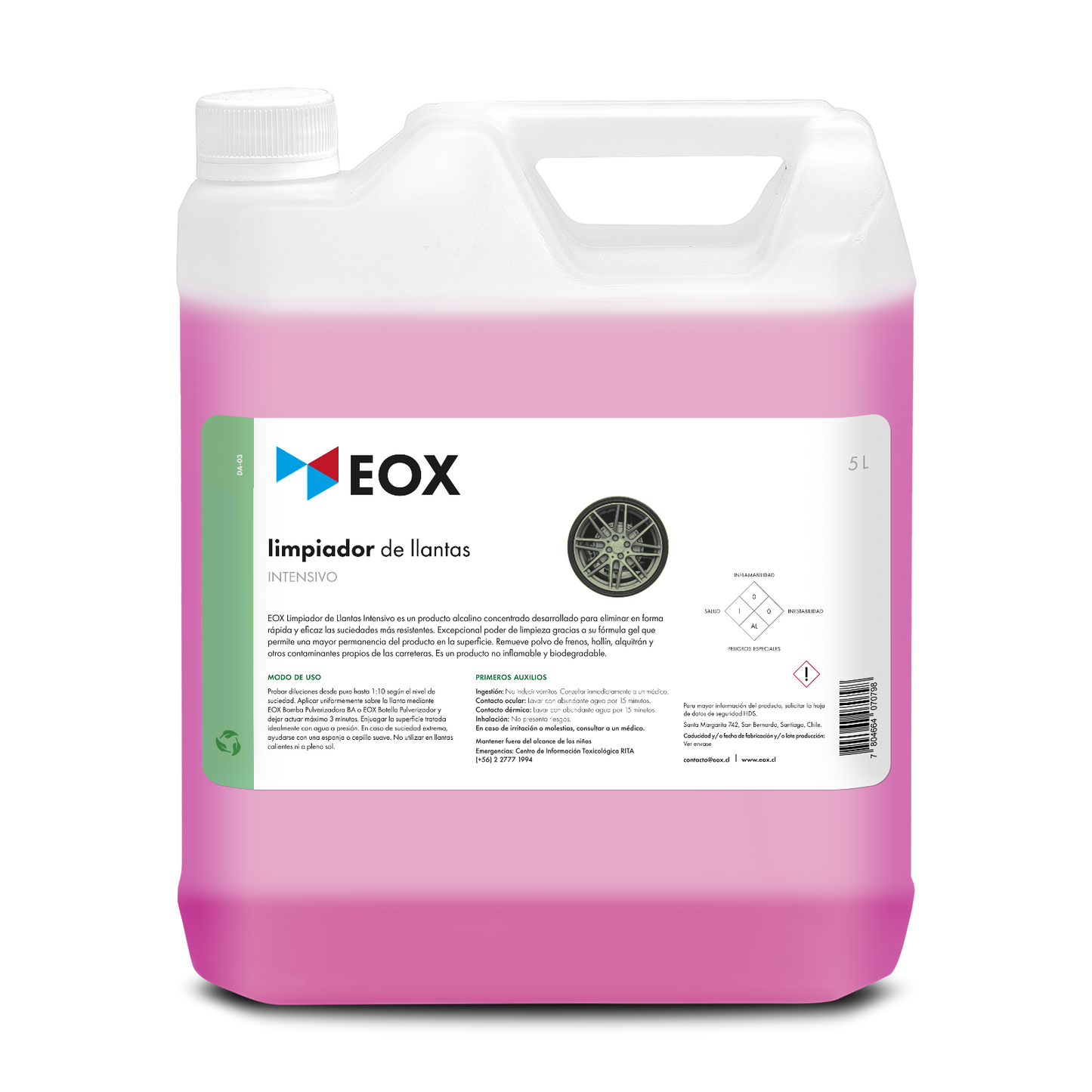 [DA03] Limpiador de Llantas | Intensivo