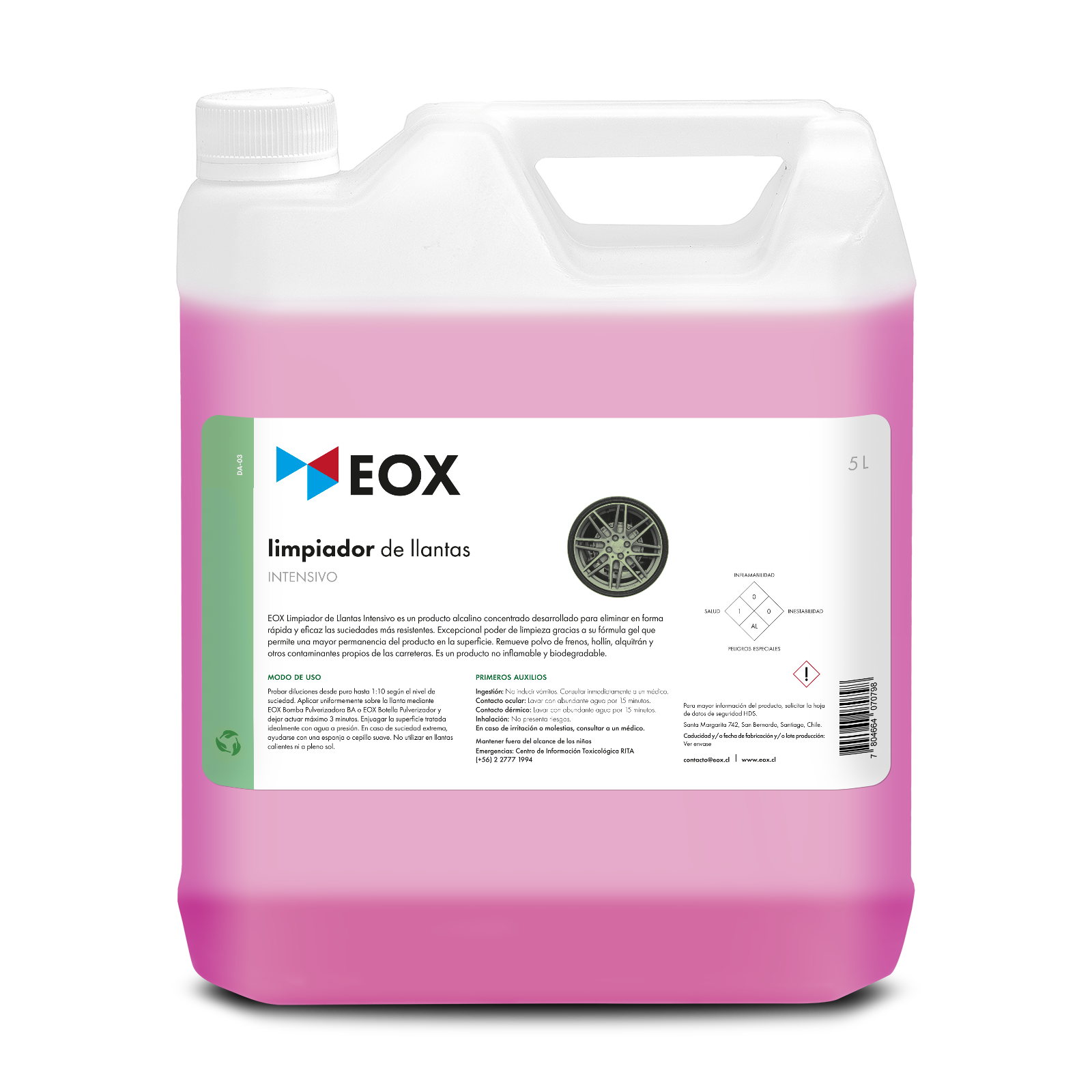 [DA03] Limpiador de Llantas | Intensivo