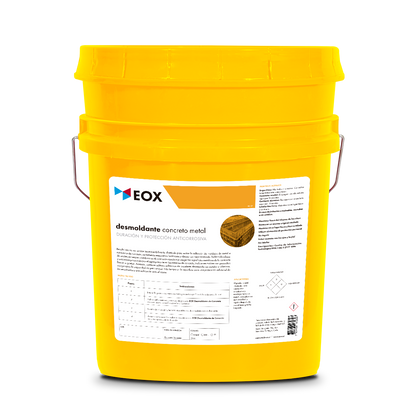[DC01] Desmoldante Concreto Metal | Duración y Protección Anticorrosiva