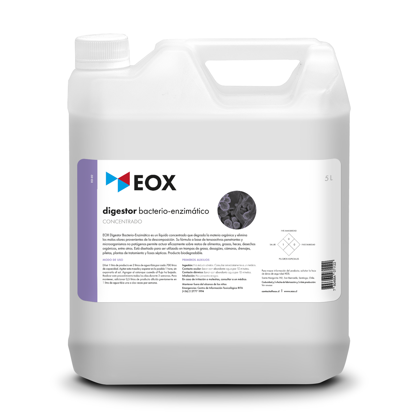 [EO02] Digestor Bacterio Enzimático | Concentrado
