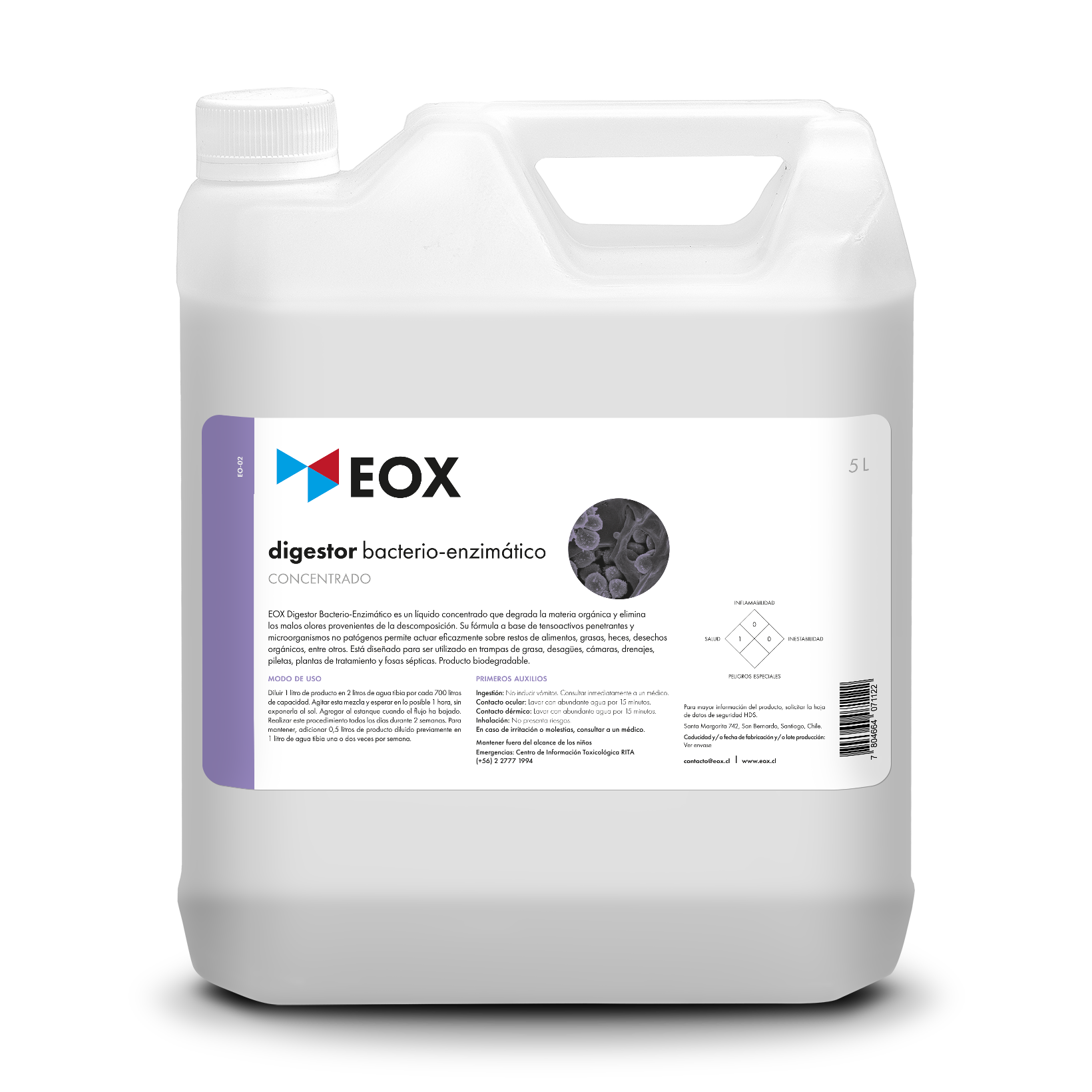 [EO02] Digestor Bacterio Enzimático | Concentrado