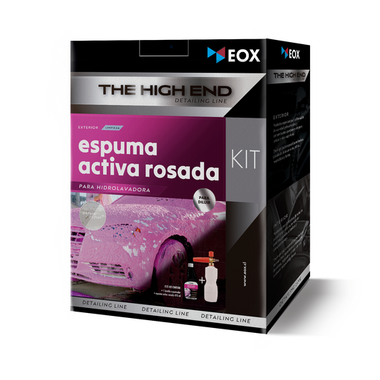 [KIT-SA10] KIT Espuma Activa Rosada | Incluye Botella Espumador 1 L