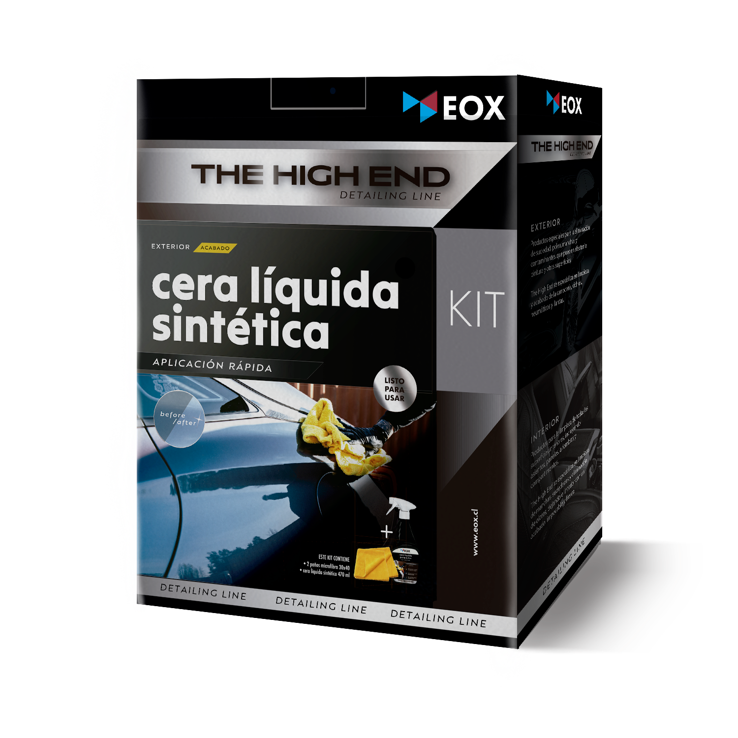 [KIT-CL01] Cera Líquida Sintética | Incluye 2 Paños Microfibra 30x40
