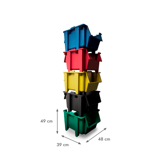 [AA51] KIT Contenedores Apilables | Multicolor