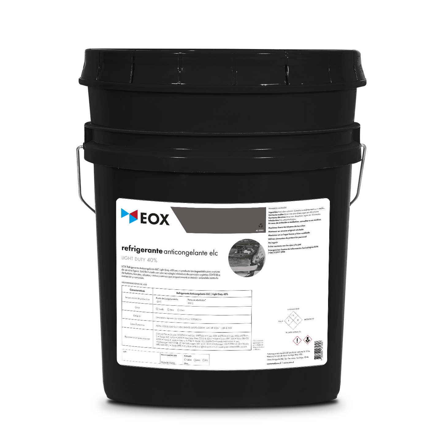 [AC0202] Refrigerante Anticongelante ELC | Light Duty 40% (-25°C)