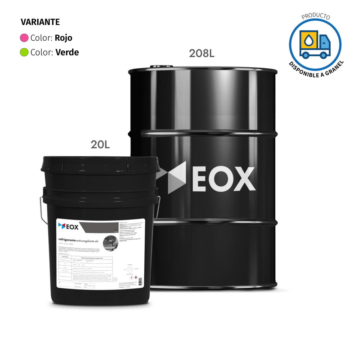 [AC0202] Refrigerante Anticongelante ELC - Balde 20 L / Magenta Flúor