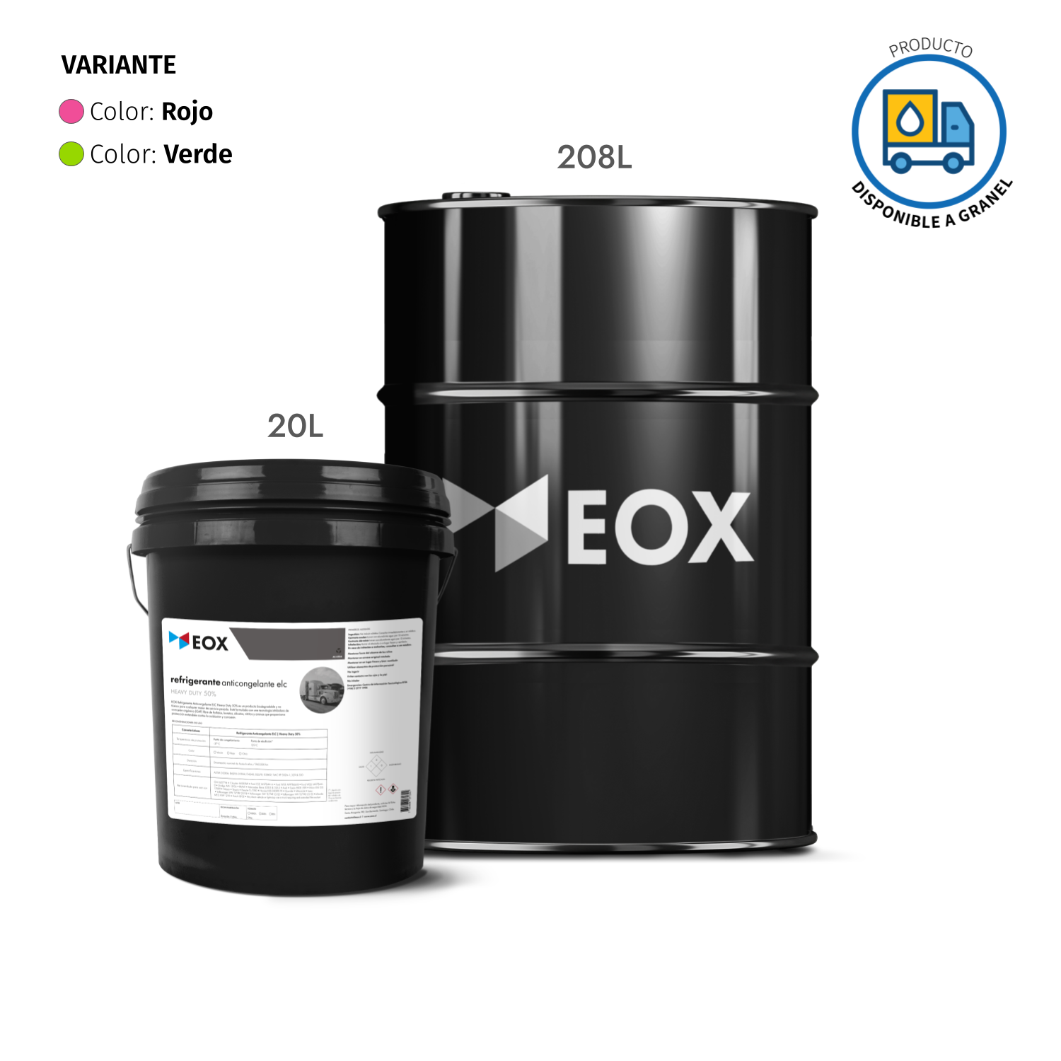 [AC0504] Refrigerante Anticongelante ELC | Heavy Duty 50% (-37°C)