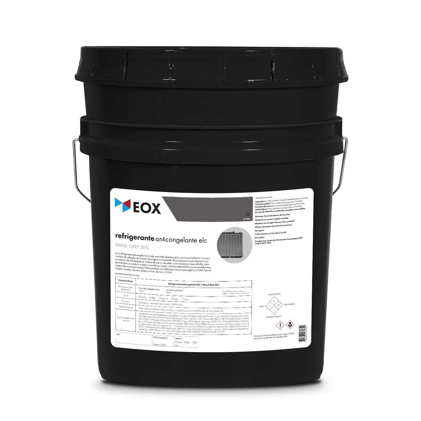 [AC0801] Refrigerante Anticongelante ELC | Mixed Fleet 30% (-16°C)