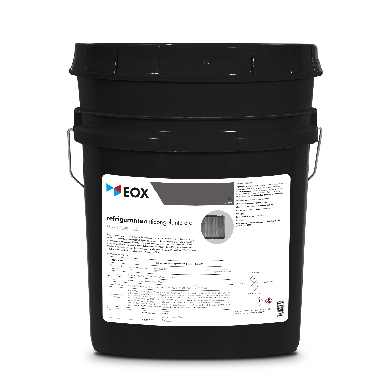 [AC0801] Refrigerante Anticongelante ELC | Mixed Fleet 30% (-16°C)