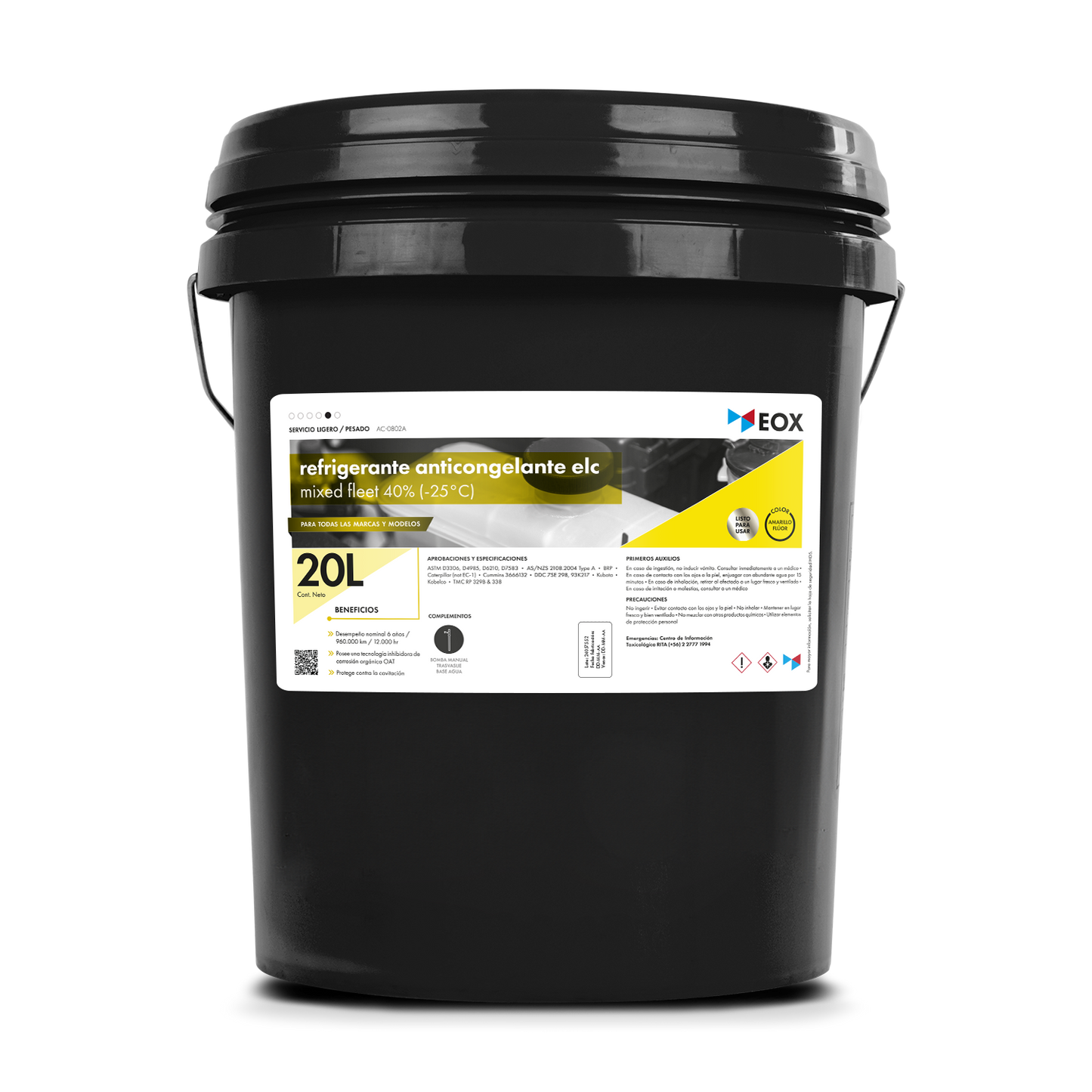 [AC0802] Refrigerante Anticongelante ELC | Mixed Fleet 40% (-25°C)