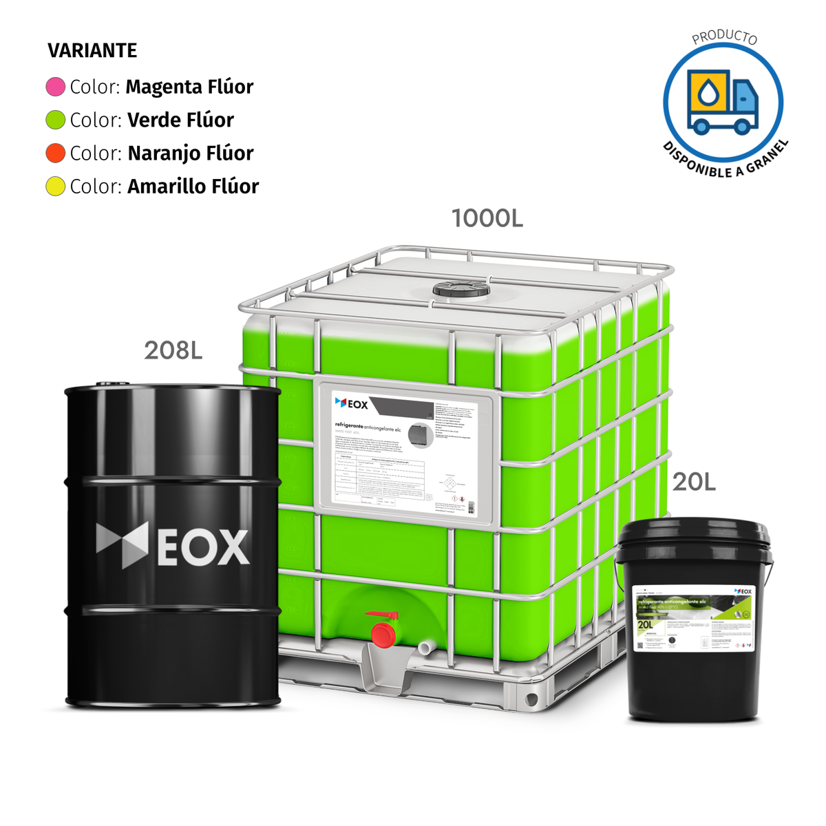 [AC0802] Refrigerante Anticongelante ELC | Mixed Fleet 40% (-25°C)