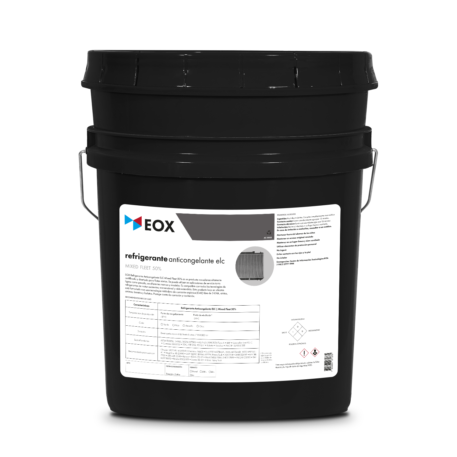 [AC0803] Refrigerante Anticongelante ELC | Mixed Fleet 50% (-37°C)