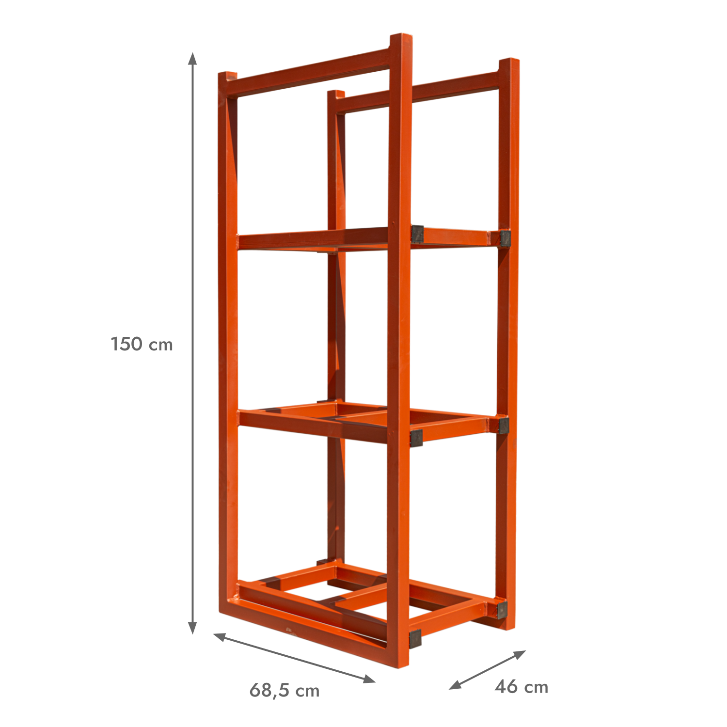 [AE37] Rack Porta Tambores | 3 x 60 L