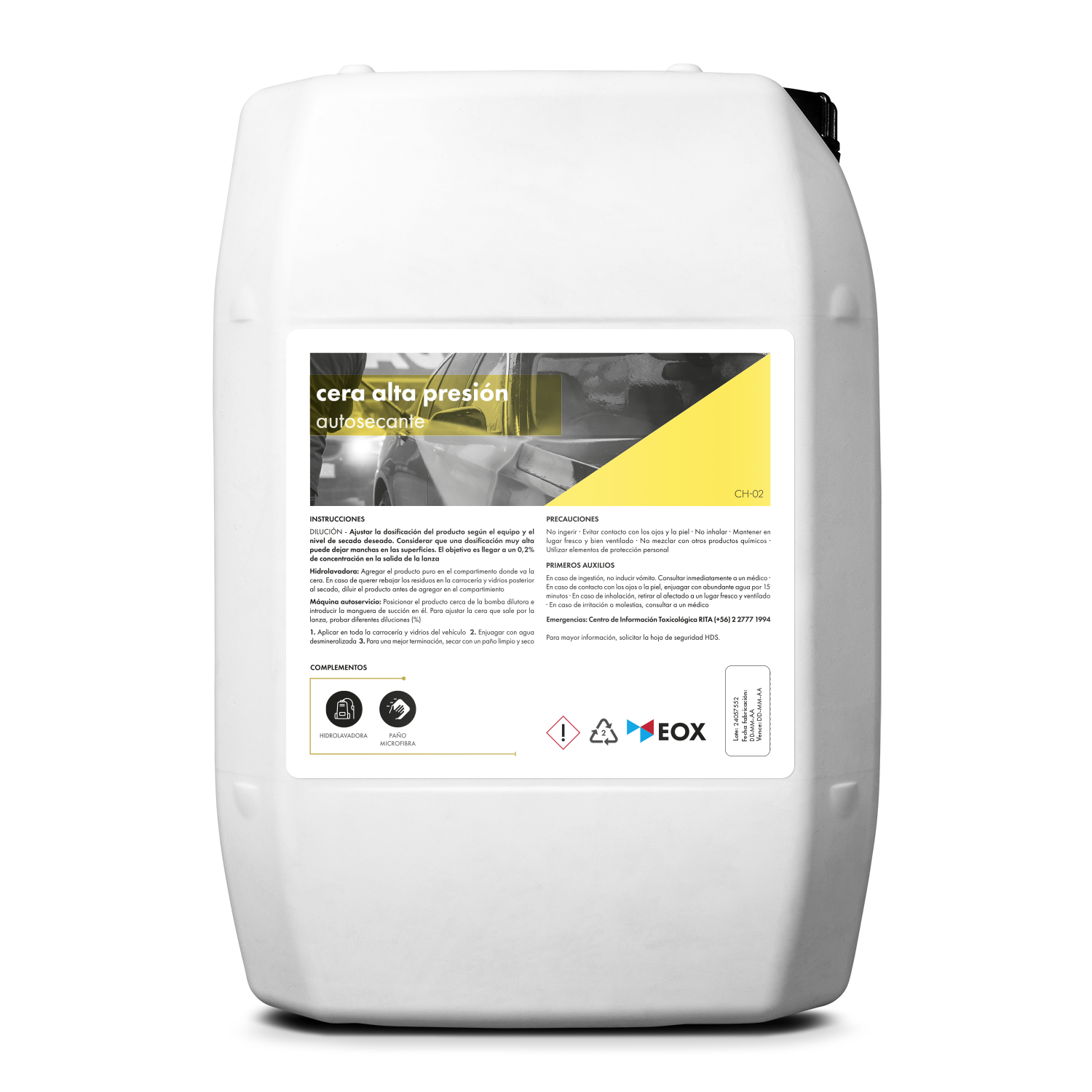 [CH02] Cera Alta Presión | Autosecante
