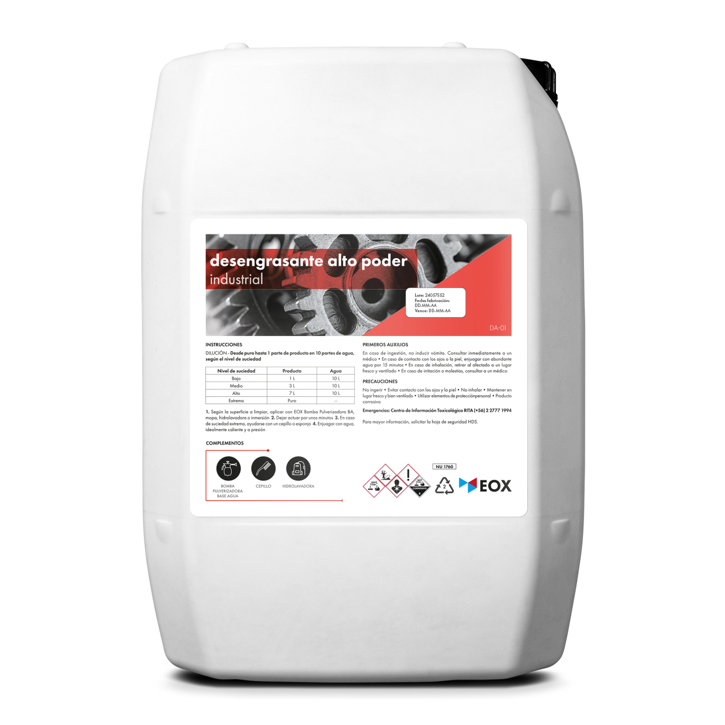 [DA01] Desengrasante Alto Poder | Industrial
