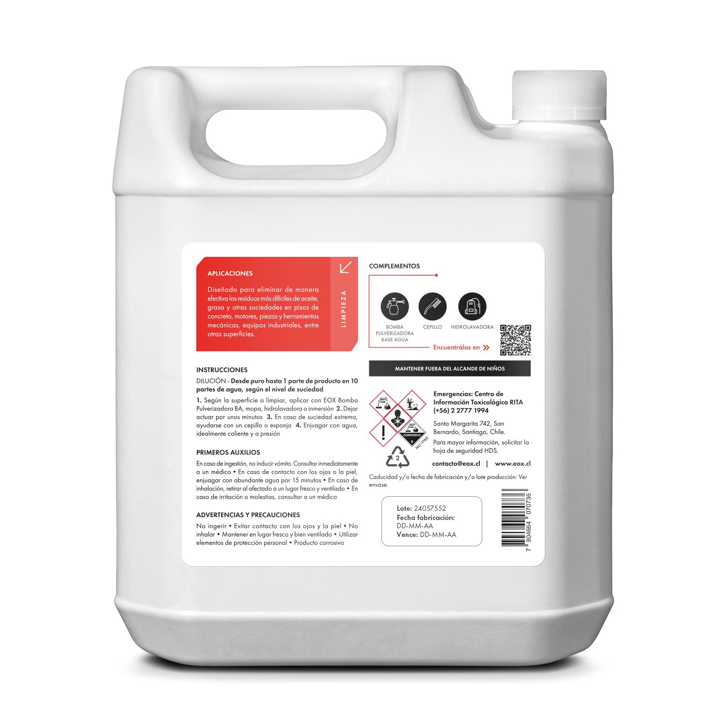 [DA01] Desengrasante Alto Poder | Industrial