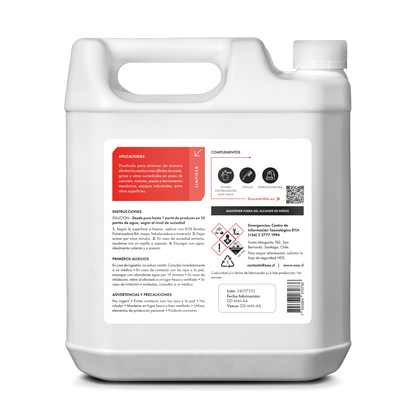 [DA01] Desengrasante Alto Poder | Industrial