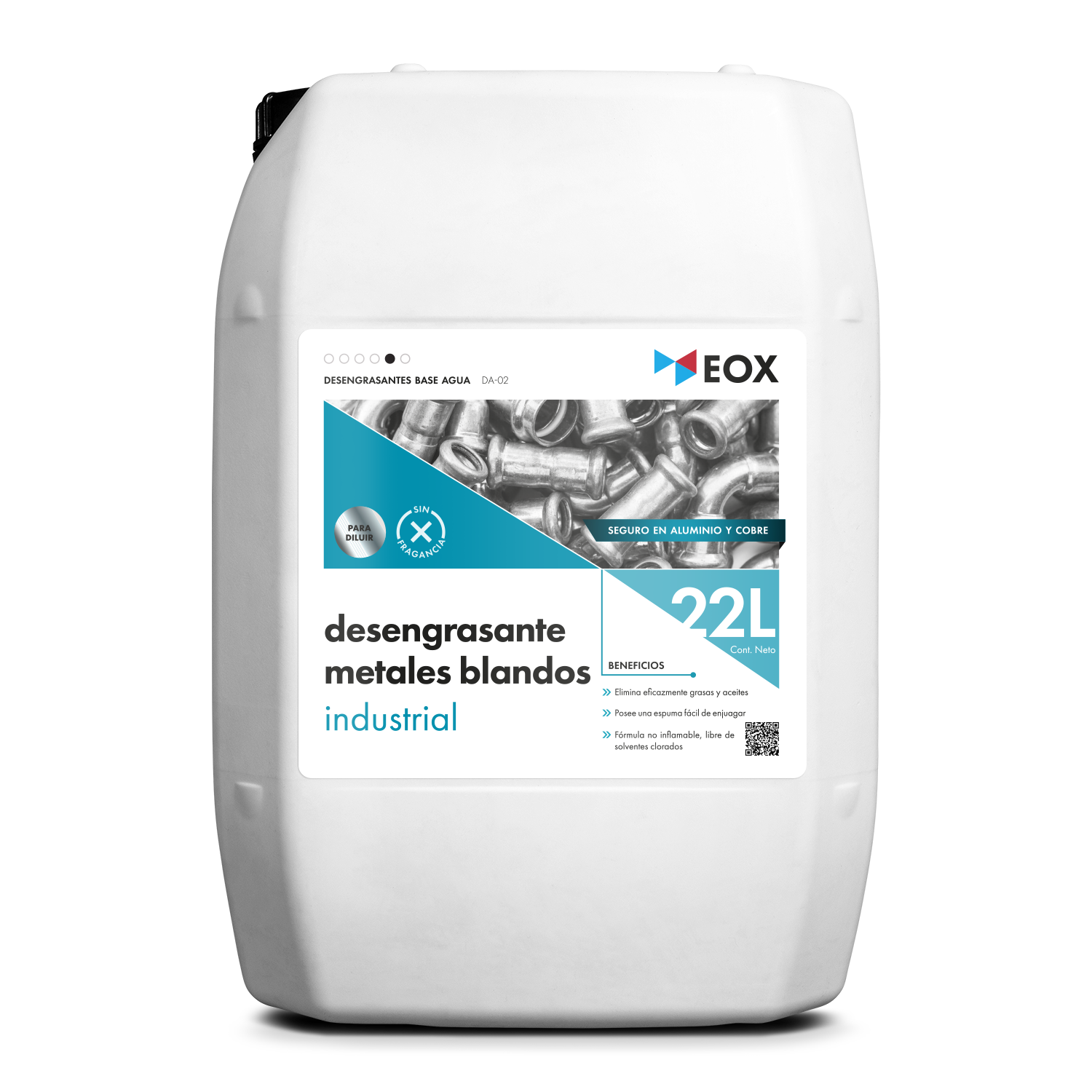 [DA02] Desengrasante Metales Blandos | Industrial
