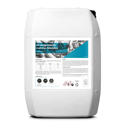 [DA02] Desengrasante Metales Blandos | Industrial