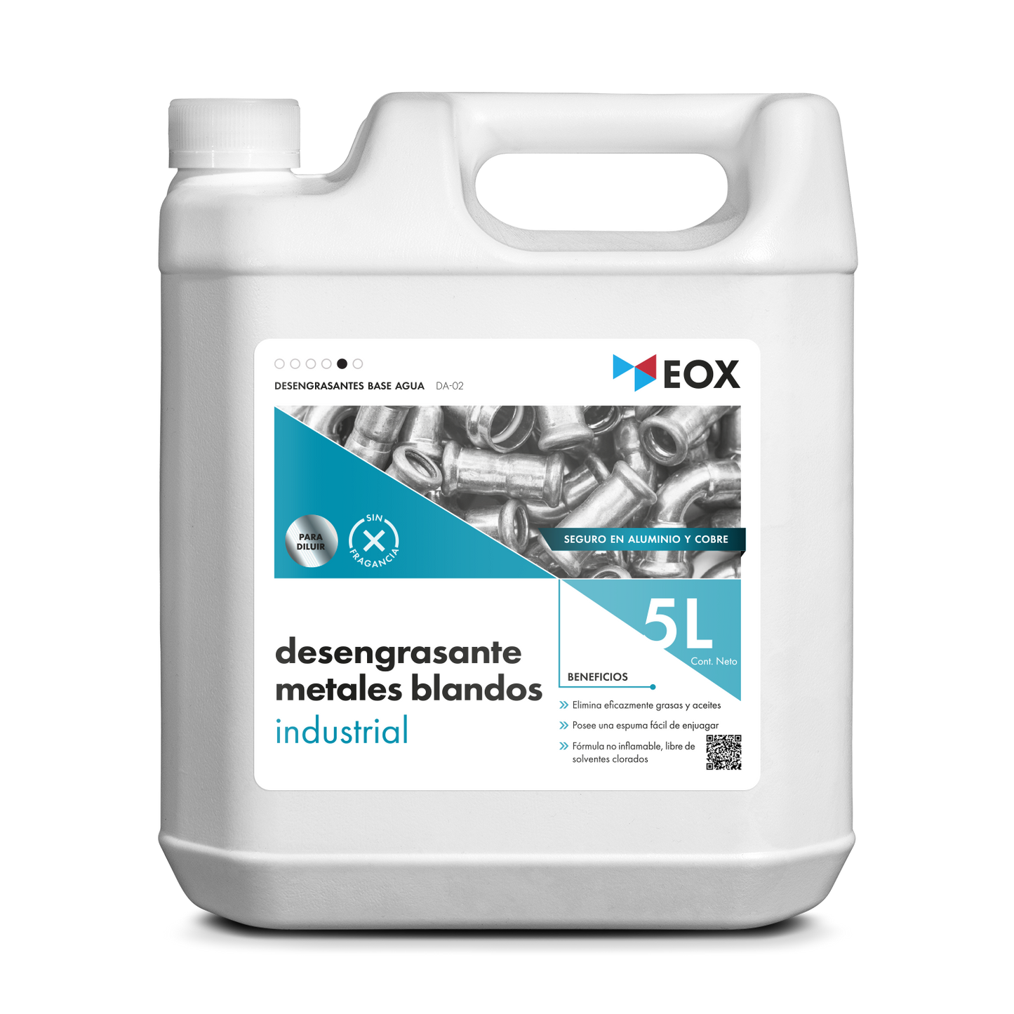 [DA02] Desengrasante Metales Blandos | Industrial