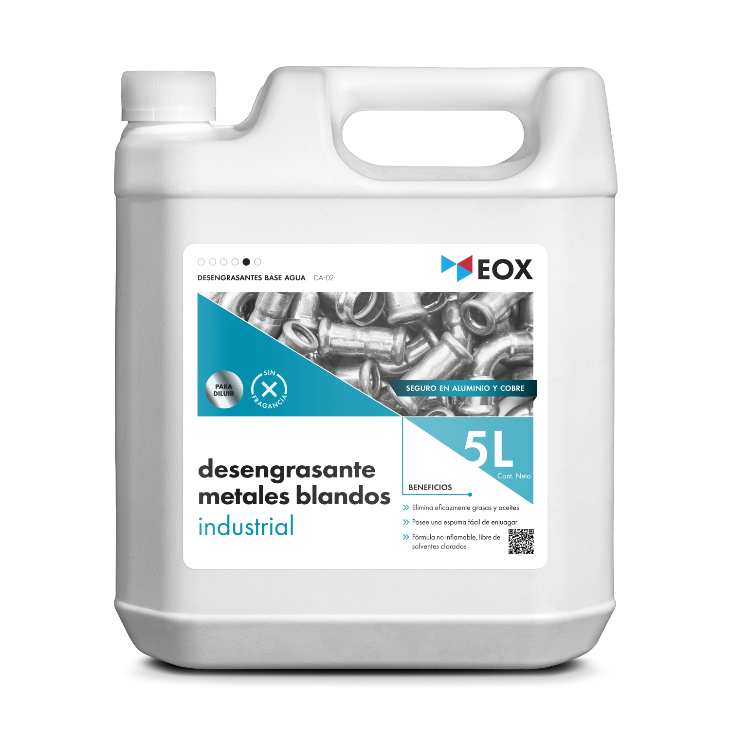 [DA02] Desengrasante Metales Blandos | Industrial
