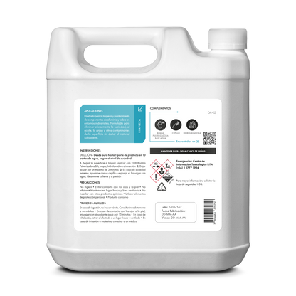 [DA02] Desengrasante Metales Blandos | Industrial