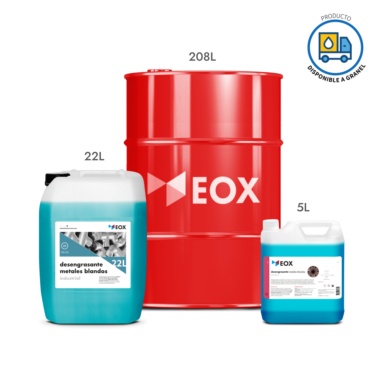 [DA02] Desengrasante Metales Blandos | Industrial