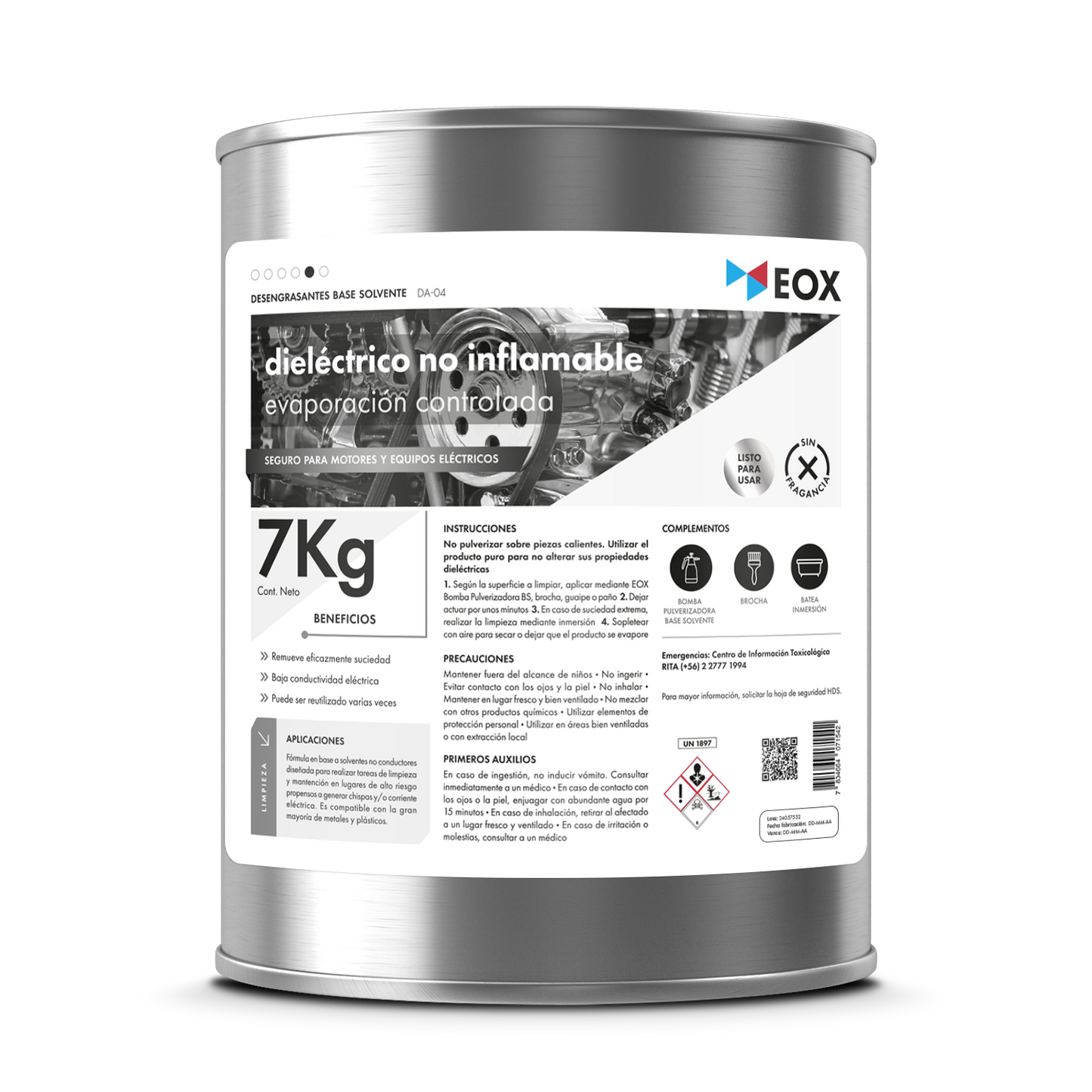 [DA04] Dieléctrico No Inflamable | Evaporación Controlada