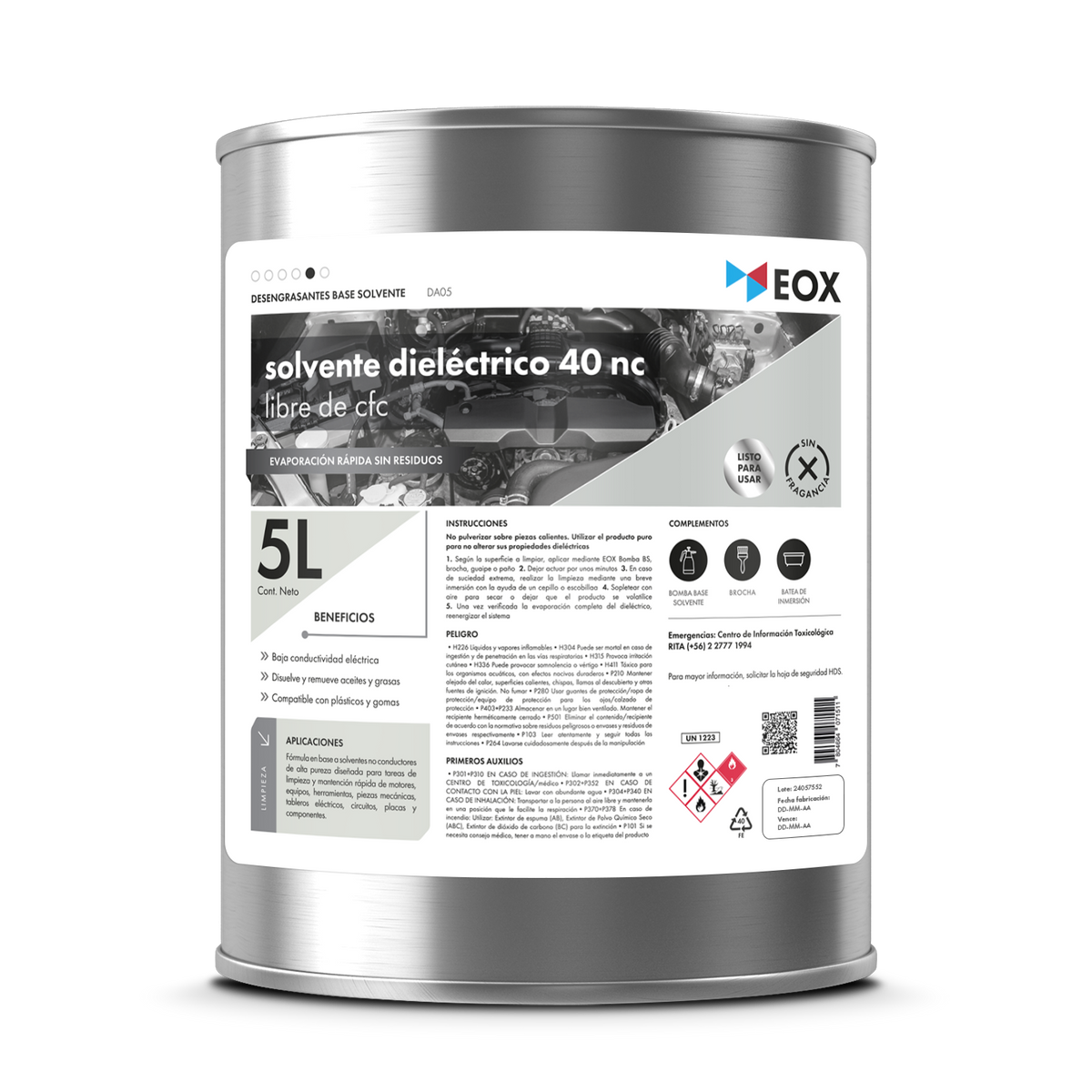 [DA05] Solvente Dieléctrico 40 NC | Libre de CFC