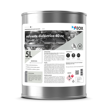 [DA05] Solvente Dieléctrico 40 NC | Libre de CFC