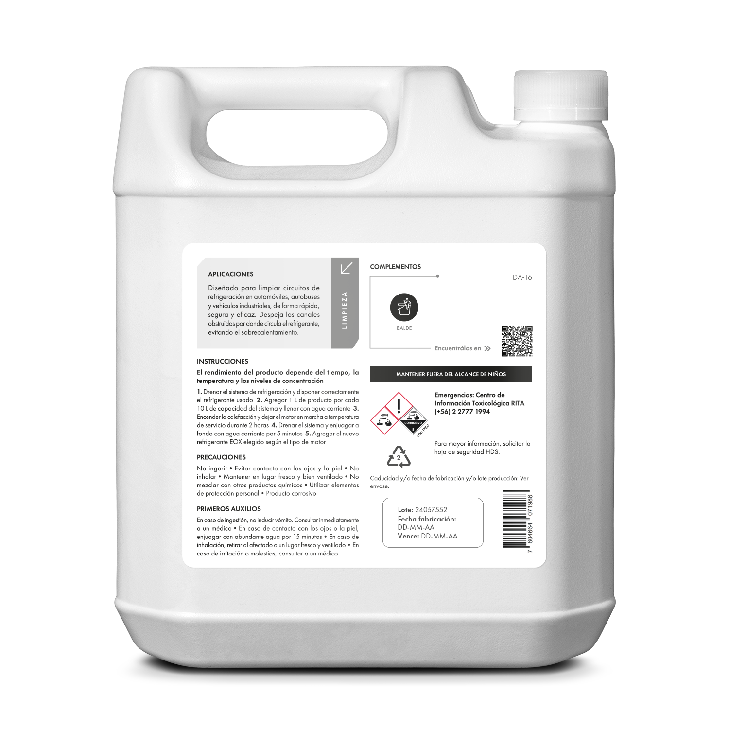 [DA16] Limpiador de Radiadores | Alcalino