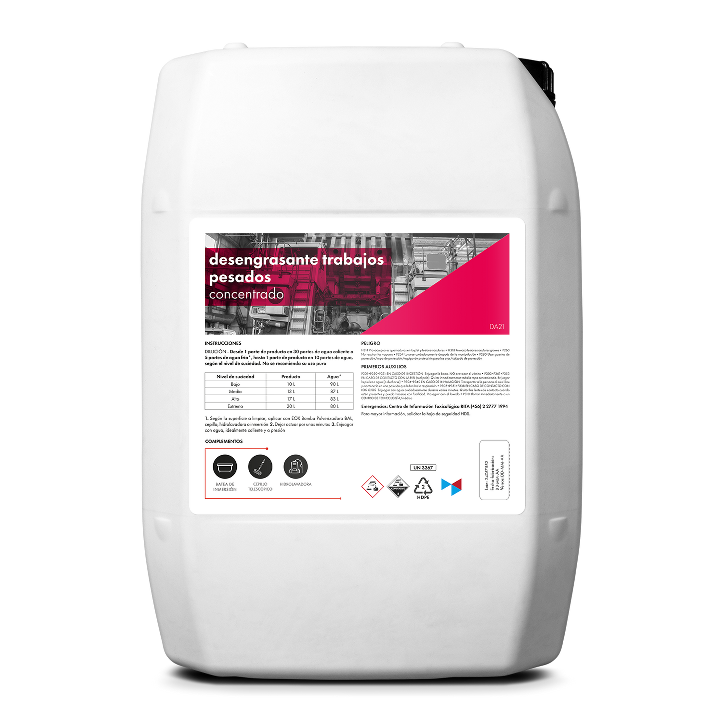[DA21] Desengrasante Trabajos Pesados | Concentrado