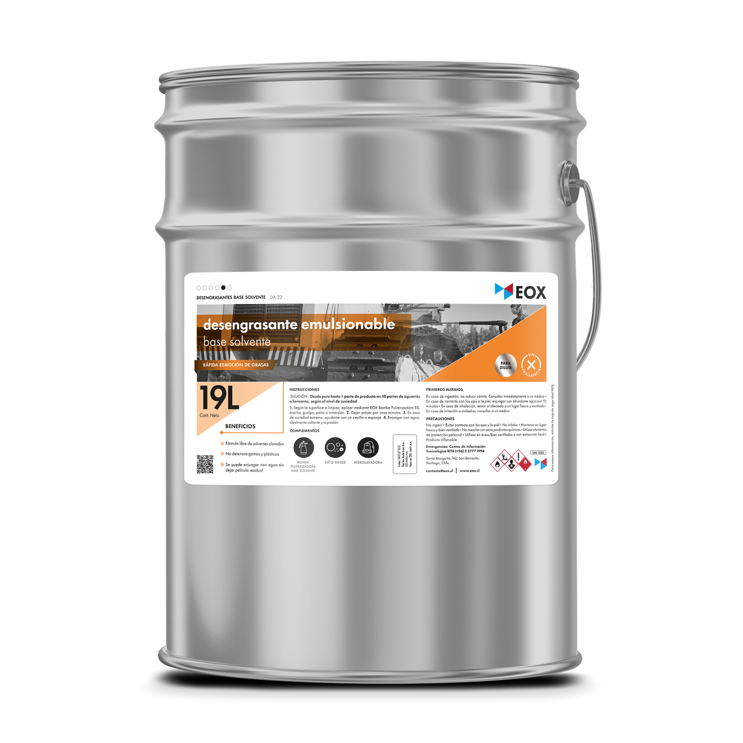 [DA22] Desengrasante Emulsionable | Base Solvente