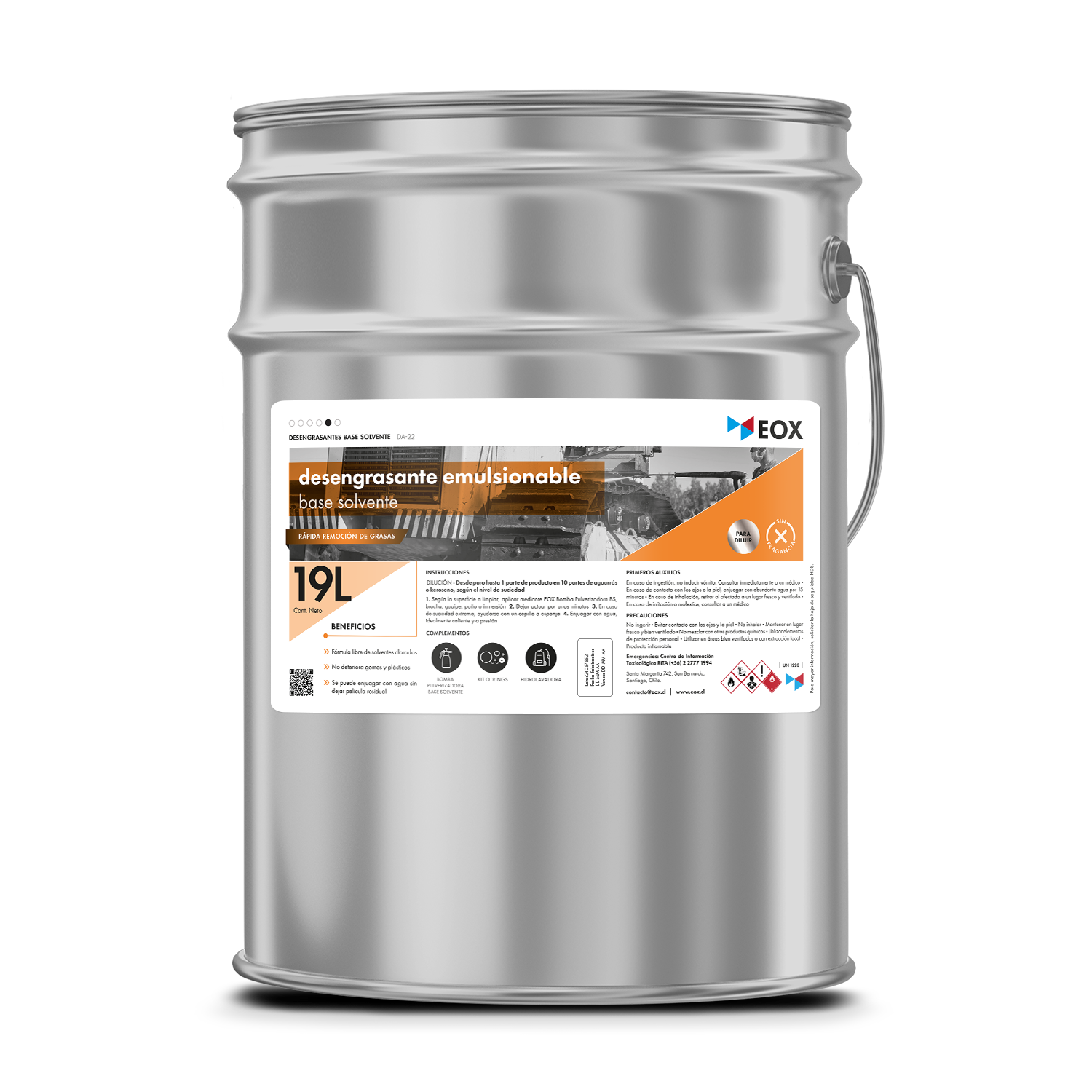 [DA22] Desengrasante Emulsionable | Base Solvente