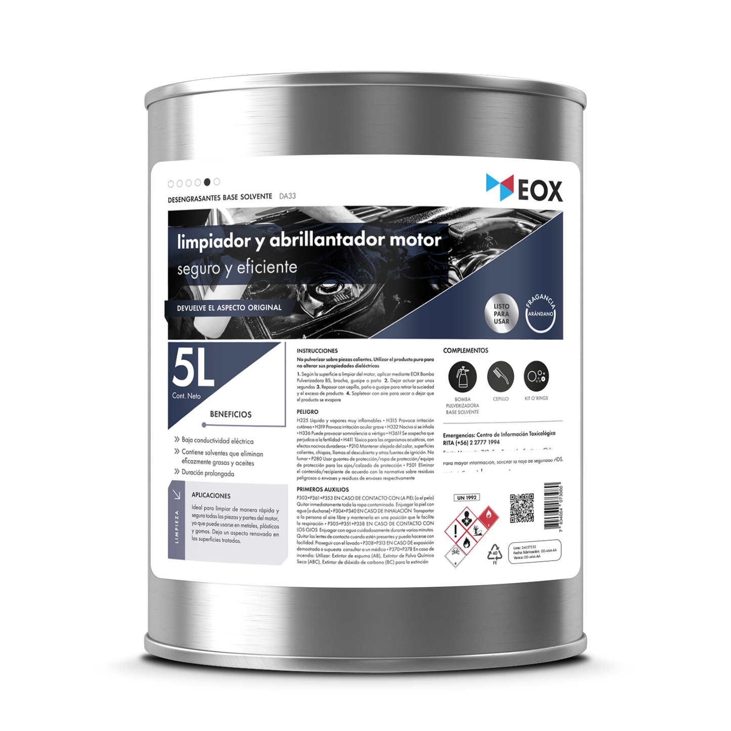 [DA33] Limpiador y Abrillantador Motor | seguro y eficiente