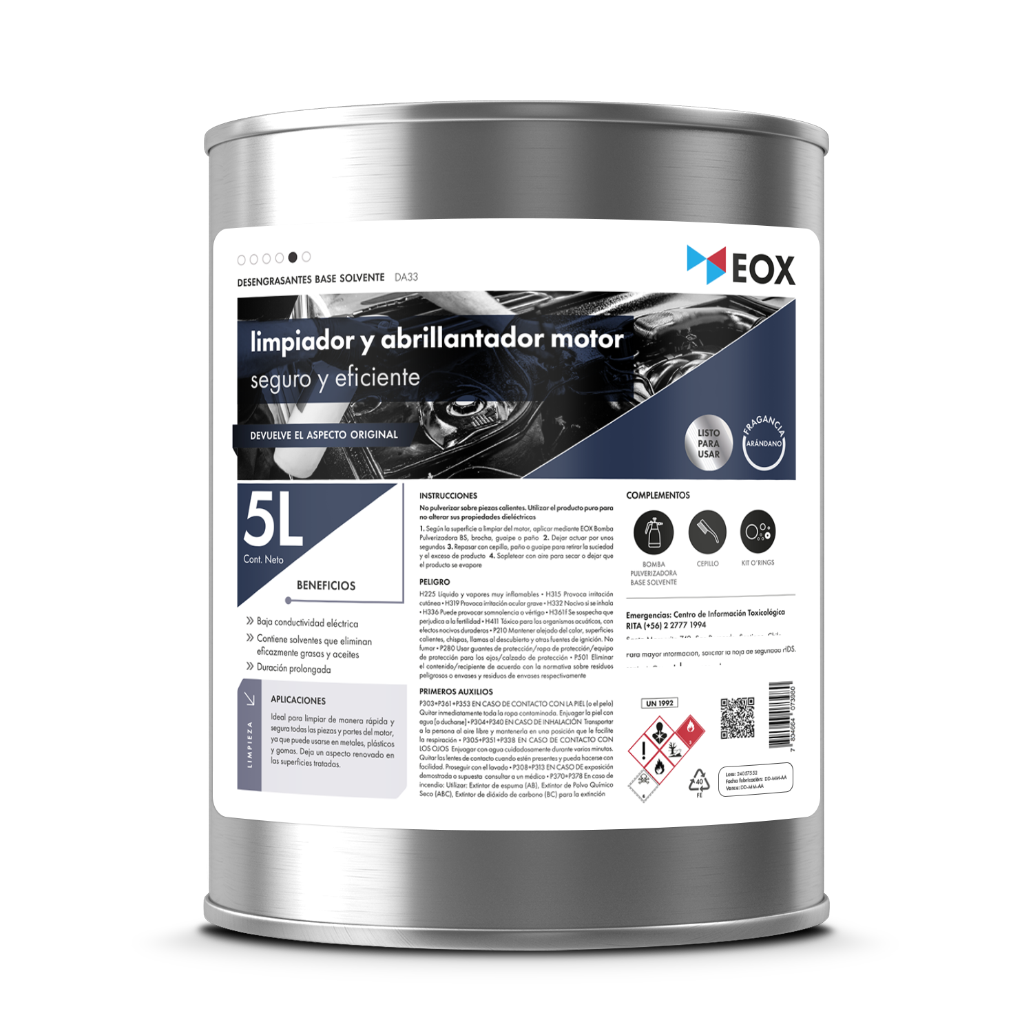 [DA33] Limpiador y Abrillantador Motor | seguro y eficiente