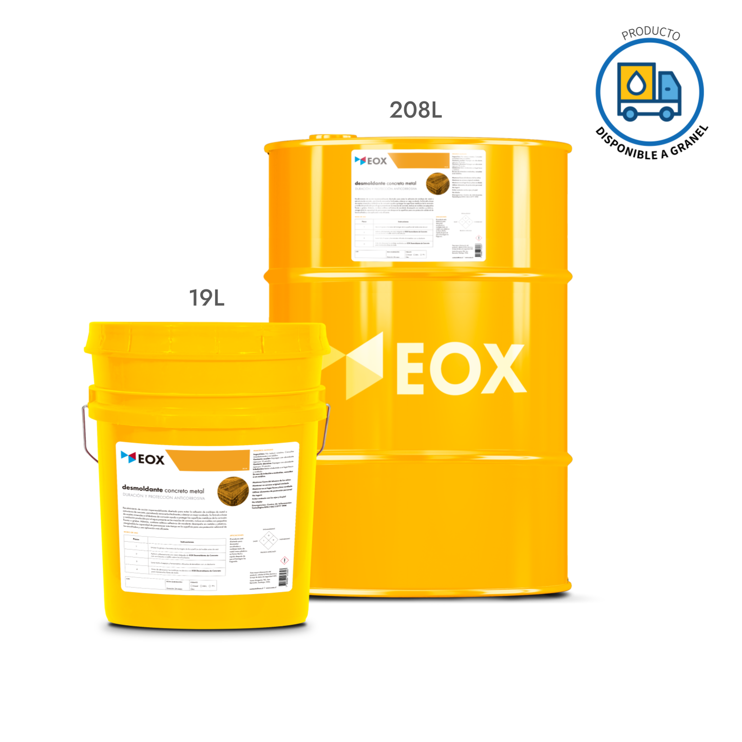 [DC01] Desmoldante Concreto Metal | Duración y Protección Anticorrosiva