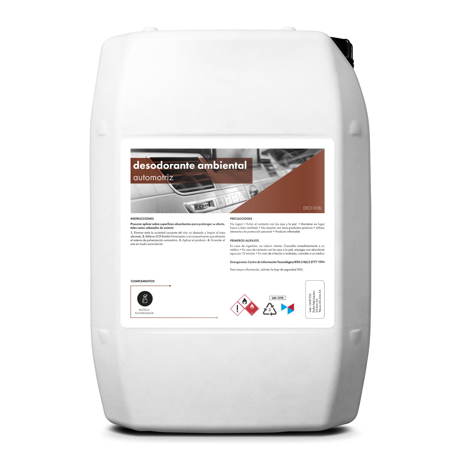 [DEO01] Desodorante Ambiental | Automotriz