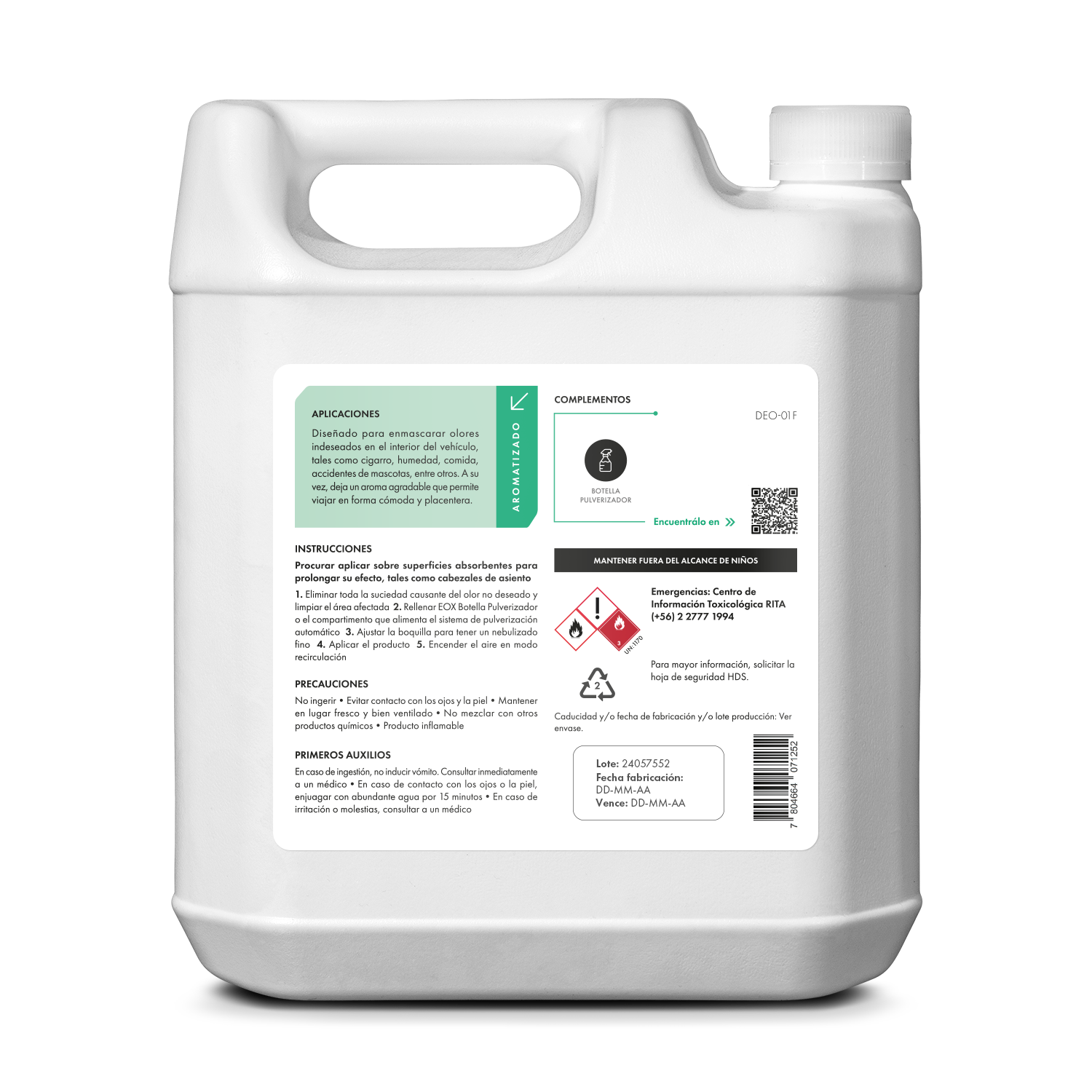 [DEO01] Desodorante Ambiental | Automotriz