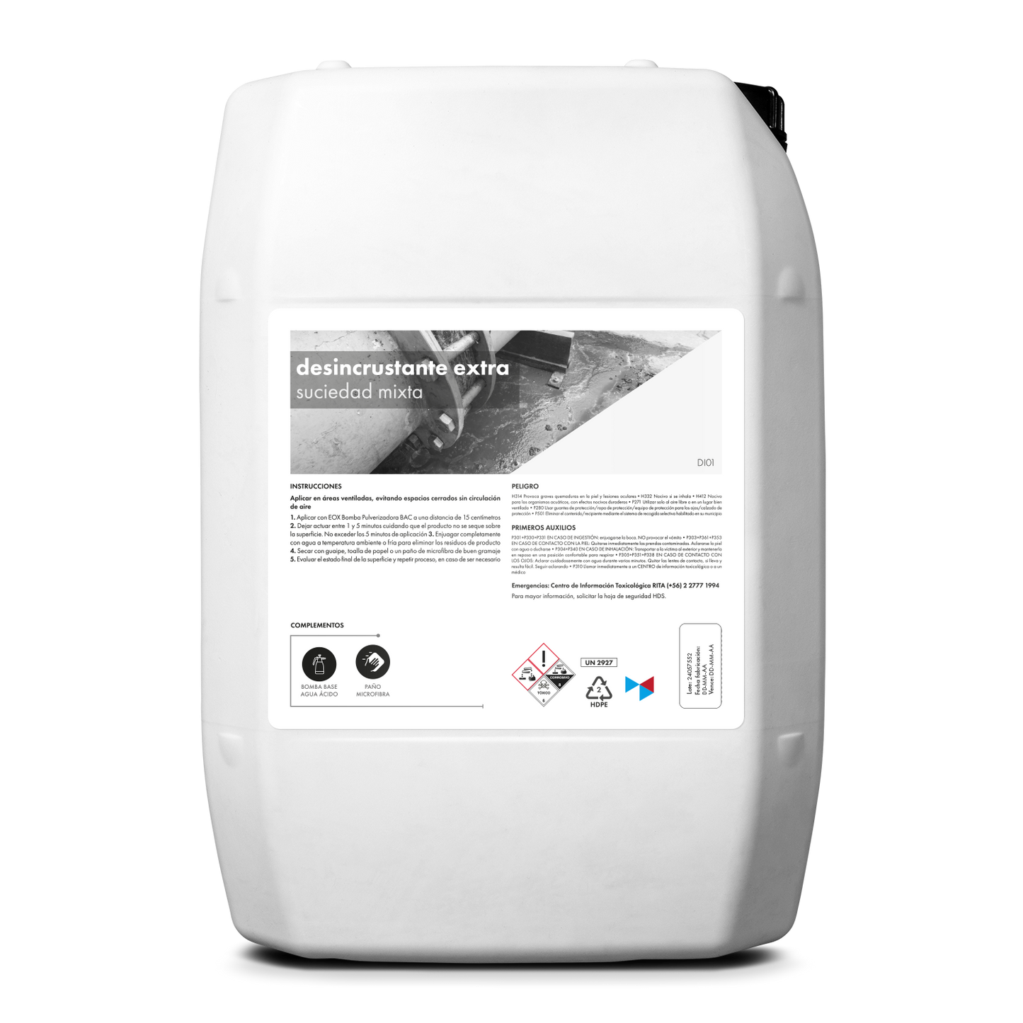[DI01] Desincrustante Extra | Suciedad Mixta