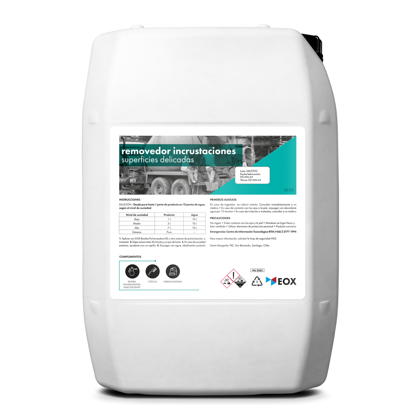 [DI03] Removedor de Incrustaciones | Superficies Delicadas